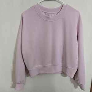 lululemon athletica Light Pink Crewneck Sweatshirt